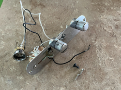 FENDER PLAYER TELECASTER GUITAR CONTROL PLATE POTS KNOBS