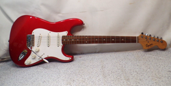 FENDER SQUIER STRAT AFFINITY SERIES ELECTRIC GUITAR RED CLEAN