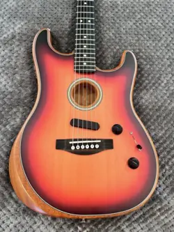 FENDER AMERICAN ACOUSTASONIC STRATOCASTER RIGHT-HANDED ELECTRIC GUITAR - 3-COLOR