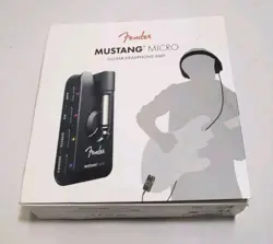 FENDER 2311300000 MUSTANG MICRO GUITAR MODELING HEADPHONE AMP NEW (READ)