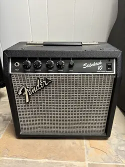 VINTAGE FENDER SIDEKICK 10 ELECTRIC GUITAR AMP MADE IN JAPAN 8” BLUE SPEAKER