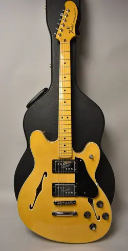 2013 FENDER MODERN PLAYER STARCASTER NATURAL W/HSC