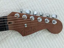 FENDER AMERICAN ACOUSTASONIC JAZZMASTER NATURAL FINISH WITH GIG BAG