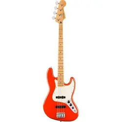 FENDER PLAYER II JAZZ BASS MAPLE FINGERBOARD CORAL RED