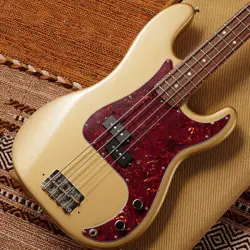 FENDER PRECISION BASS 1967 REFIN FIREMIST GOLD USED  VINTAGE