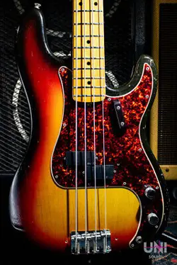 FENDER PRECISION BASS W  EMG MOD   1973