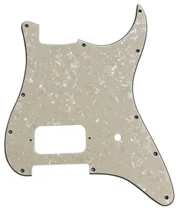 FOR FENDER STRATOCASTER STANDARD SINGLE HUMBUCKER GUITAR PICKGUARD IVORY WHITE
