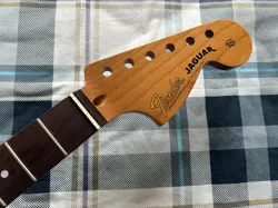 ROASTED MAPLE ROSEWOOD 24 INCH 22 FRETS FENDER JAGUAR ELECTRIC GUITAR NECK STYLE