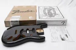 FENDER CLASSIC SERIES 60'S STRATOCASTER SSS ALDER BODY BLACK GENUINE PARTS