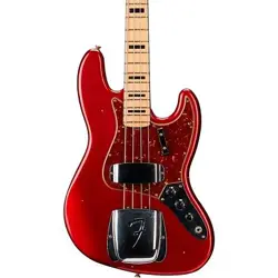 FENDER CUSTOM SHOP '68 JAZZ BASS JOURNEYMAN RELIC AGED CANDY APPLE RED