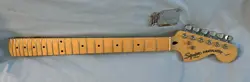 SQUIER STRATOCASTER MAPLE NECK W/ TUNERS NECK PLATE & SCREWS 70’S HEADSTOCK