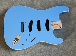 FENDER AERODYNE STRATOCASTER GUITAR BODY BLUE 4 LB 10 OZ JAPAN