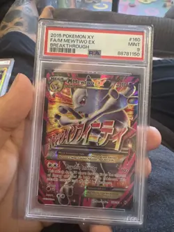 PSA 9 MINT - Pokemon 160/162 M Mewtwo EX Full Art -2015 XY BREAKthrough TCG CARD - Image 3