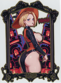 ❤ANDROID 18 - #006/100 - GOLD METAL - Goddess Story Anime Waifu Metal Card - Image 1
