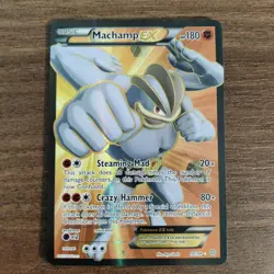 Machamp EX 90/98 - LP FULL ART ULTRA RARE Ancient Origins - Pokemon TCG Card - Image 1