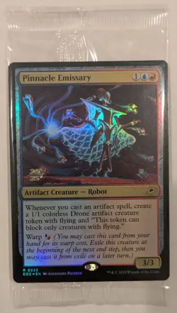 Pinnacle Emissary x1 - Foil - Prerelease Card - NM - Edge of Eternities #223 - Image 1