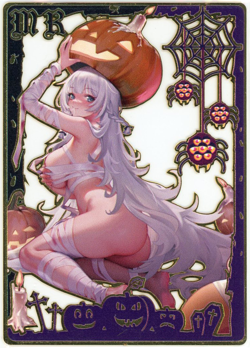 ❤ELAINA - #041/100 - GOLD METAL - Goddess Story Anime Waifu Metal Card - Image 1