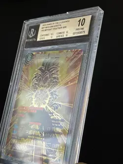 Dragon Ball Super Beckett 10 SS4 Gogeta Triumphant Together SPR Foil Card - Image 2