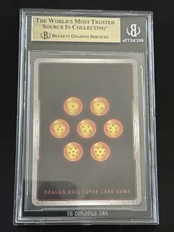 Dragon Ball Super Beckett 10 SS4 Gogeta Triumphant Together SPR Foil Card - Image 3