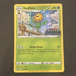 Sunflora SWSH269 Silver Tempest Black Star Promo Holo Stamped Pokemon Card - Image 1