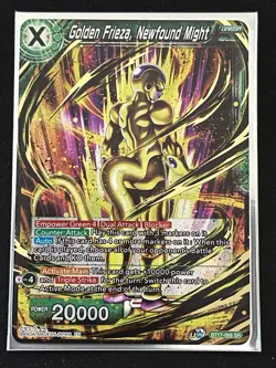 Dragon Ball Super Card Game Golden Frieza Newfound Might SR Foil Card - Image 1