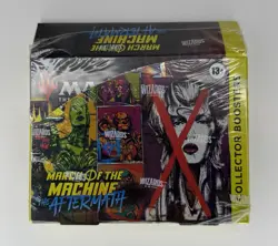 MTG March of the Machine THE AFTERMATH COLLECTOR Booster Box - New Sealed - Image 1