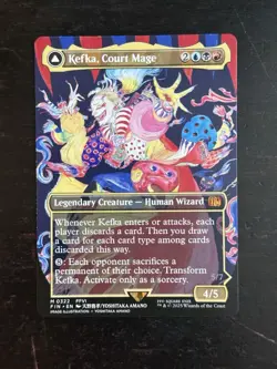 MTG Final Fantasy English Kefka, Court Mage Borderless 0322 Non-Foil - Image 1