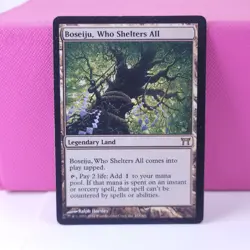 1x Boseiju, Who Shelters All Moderate Play, English Champions of Kamigawa MTG Ma - Image 1