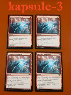 4x Explosive Derailment | Outlaws of Thunder Junction | MTG Magic Cards - Image 1