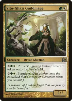 Vitu-Ghazi Guildmage Return to Ravnica MTG MAGIC CREATURE DRYAD SHAMAN RARE - Image 1