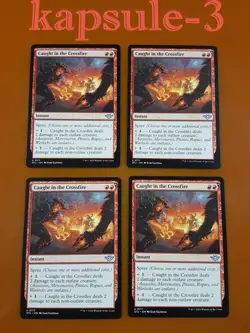 4x Caught in the Crossfire | Outlaws of Thunder Junction | MTG Magic Cards - Image 1