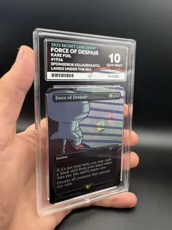2025 Secret Lair Magic MTG - Force of Despair 1936 Rare Foil SpongeBob ACE 10 - Image 4