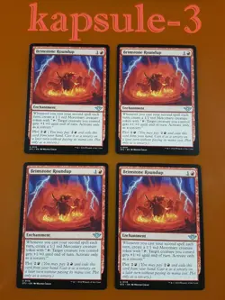 4x Brimstone Roundup | Outlaws of Thunder Junction | MTG Magic Cards - Image 1