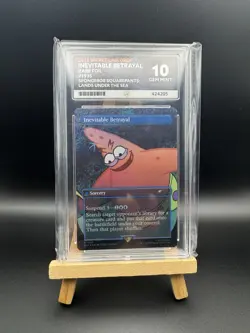 2025 Secret Lair Magic MTG - Inevitable Betrayal 1935 Rare Foil SpongeBob ACE 10 - Image 3