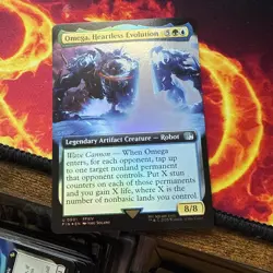 Omega, Heartless Evolution (Borderless) Foil - 0501 - Final Fantasy - MTG - NM/M - Image 1