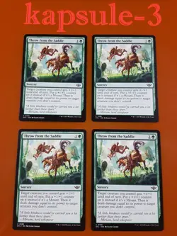 4x Throw from the Saddle | Outlaws of Thunder Junction | MTG Magic Cards - Image 1