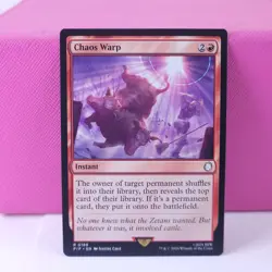 Chaos Warp Light Play, English Magic the Gathering MTG Universes Beyond: Fallout - Image 1