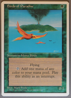 Birds of Paradise - MTG - 4th Edition - Magic: The Gathering - Image 1