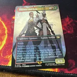 Balthier and Fran (Borderless) FOIL - FINAL FANTASY (FIN) 0319 MTG - Image 1
