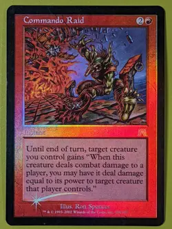 FOIL Commando Raid x1 Onslaught 1x Magic the Gathering MTG - Image 1