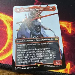 Firion, Wild Rose Warrior Borderless Rare Final Fantasy (FIN) MTG 386 - Image 1