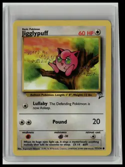 Jigglypuff - Base Set 2 77/130 Common Non-Holo Pokemon TCG - Image 1