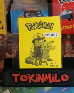 Pokemon Kanto & Johto Full House Peru Sticker Squirtle (Green Cracked Ice Holo) - Image 2