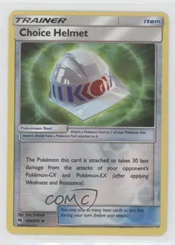 Choice Helmet Reverse Foil Pokemon Sun & Moon Lost Thunder #169 - Image 1