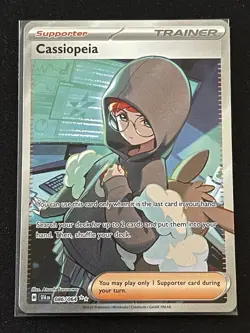 Pokemon TCG Shrouded Fable Cassiopeia Ultra Rare Holo Card 086/064 - Image 1