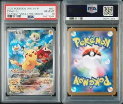 PSA 10 Pikachu 001/SV-P Promo Holo 2022 Pokemon Card Japanese Japan Import Rare - Image 3