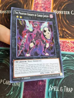 Yugioh The Phantom Knights of Cursed Javelin MACR-EN042 Super 1st Edition NM - Image 2