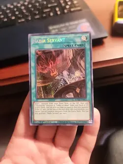 *** NADIR SERVANT *** 1ST EDITION (ORIGINAL) SECRET RARE ROTD-EN052 YUGIOH! - Image 1