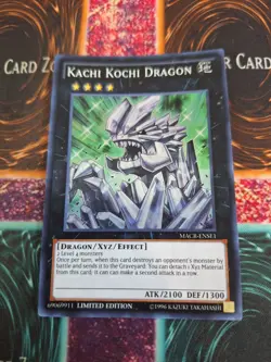 Yugioh Kachi Kochi Dragon MACR-ENSE1 Super Rare Limited Near Mint - Image 1