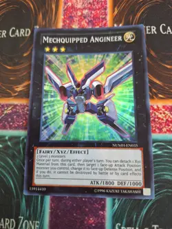 Yugioh Mechquipped Angineer NUMH-EN035 Super Rare Unlimited Near Mint - Image 1